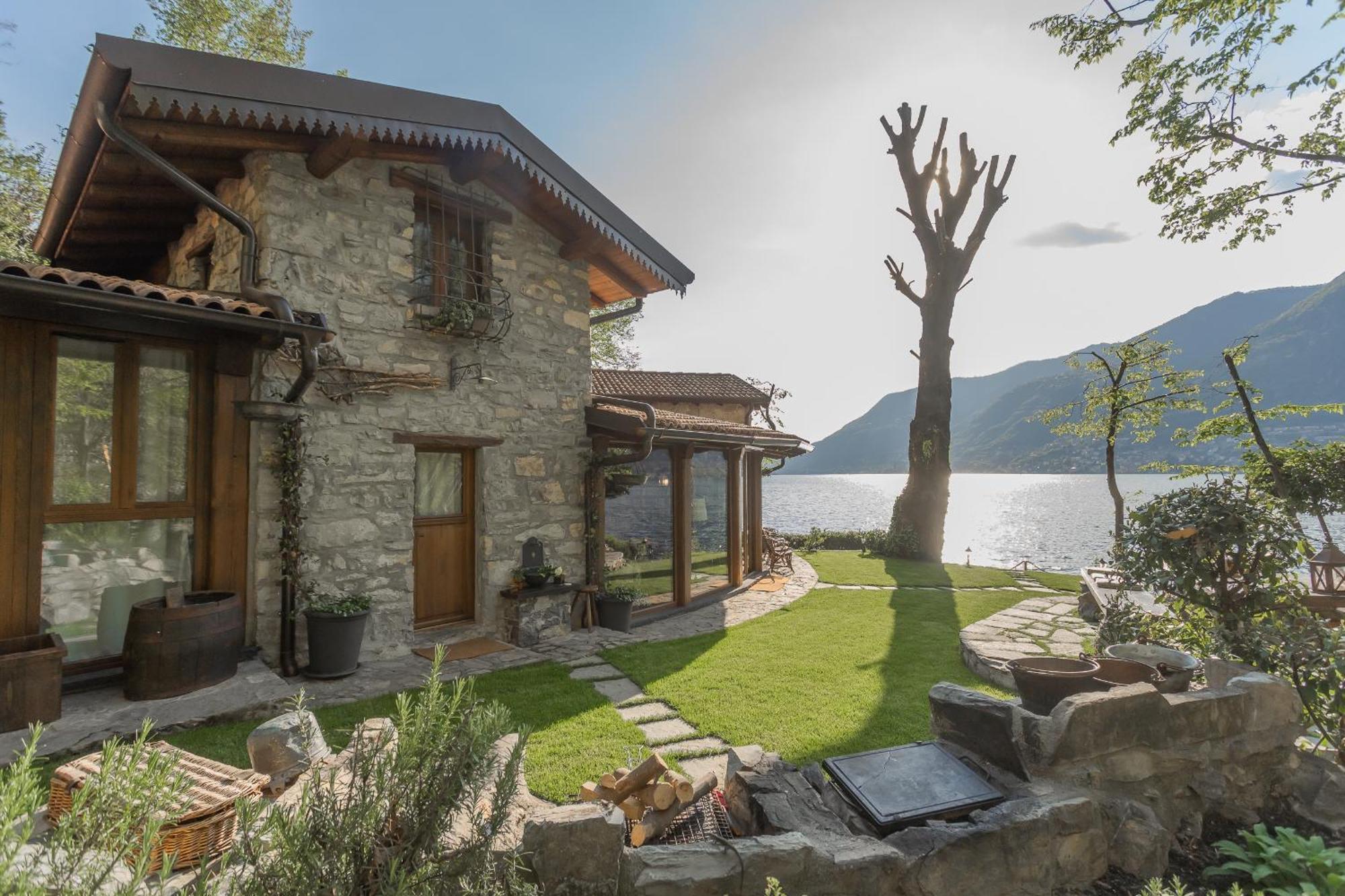 The Writer'S Nest Waterfront Villa By Rent All Como Faggeto Lario المظهر الخارجي الصورة