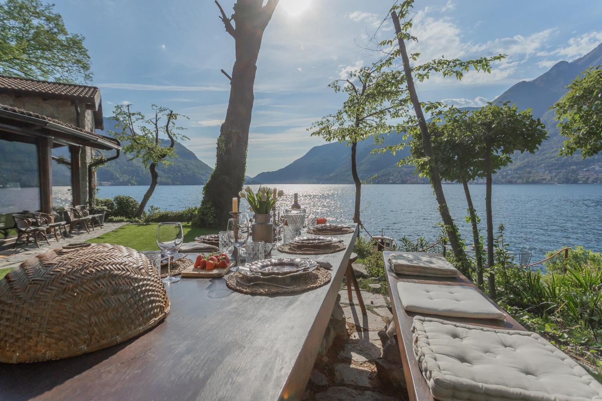 The Writer'S Nest Waterfront Villa By Rent All Como Faggeto Lario المظهر الخارجي الصورة