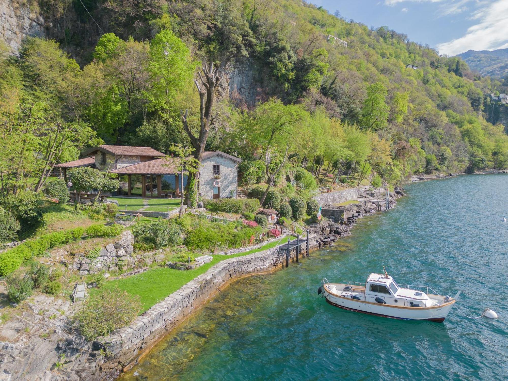 The Writer'S Nest Waterfront Villa By Rent All Como Faggeto Lario المظهر الخارجي الصورة