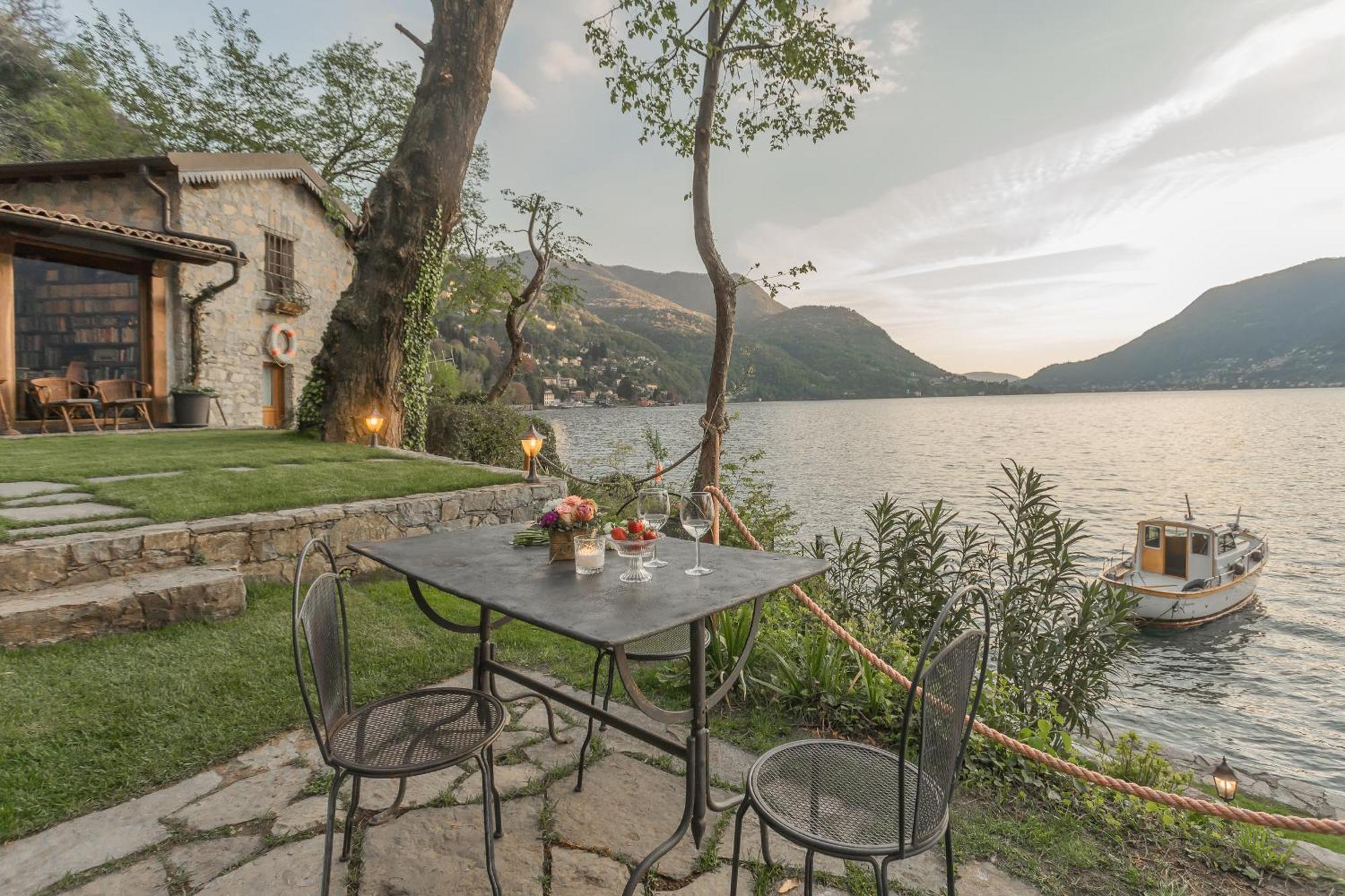 The Writer'S Nest Waterfront Villa By Rent All Como Faggeto Lario المظهر الخارجي الصورة